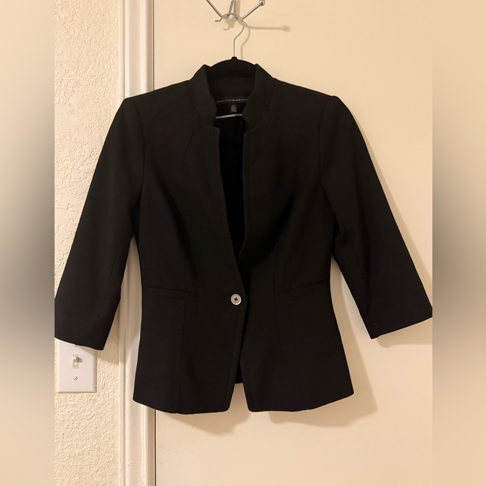 White House Black Market Classic Black Blazer